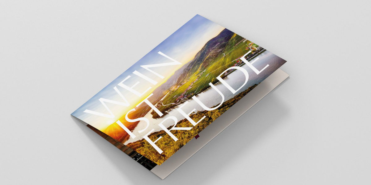 Flyer Design Wein Rieser Werbeagentur Zillertal